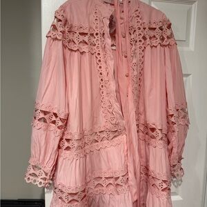Pink Lace Dress